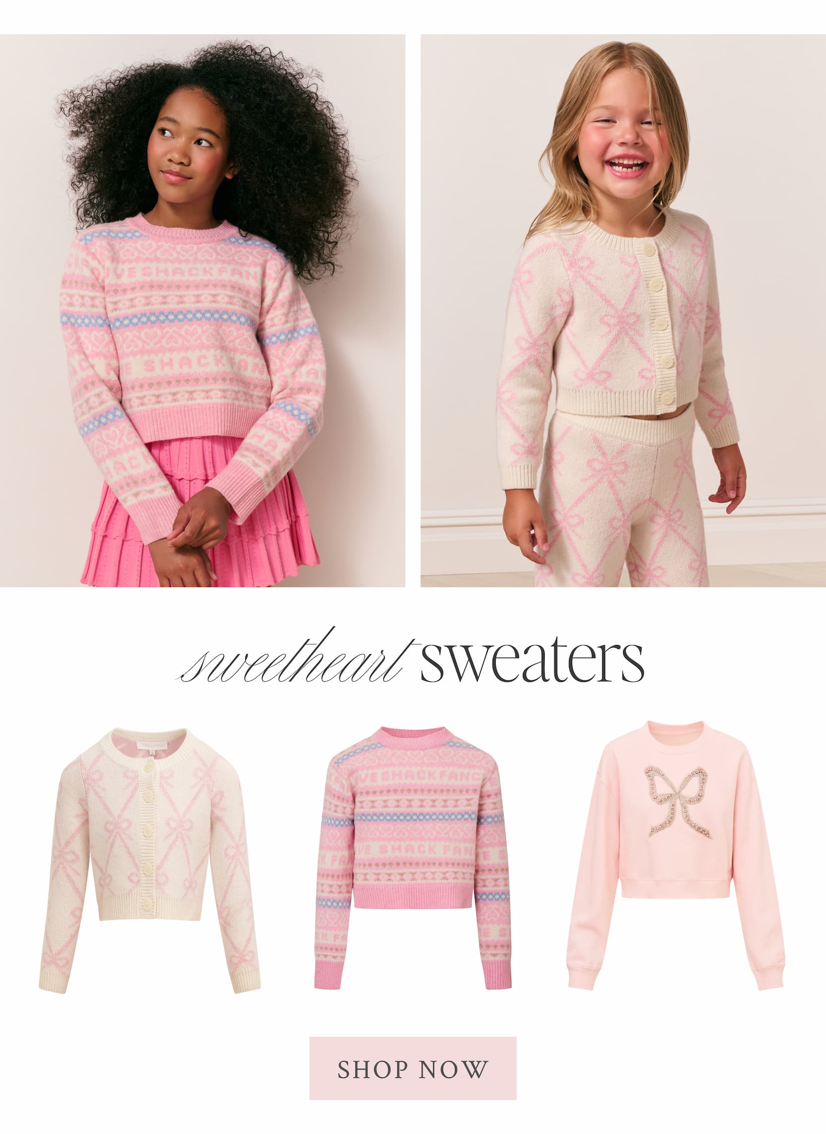Sweetheart Sweaters <SHOP NOW>