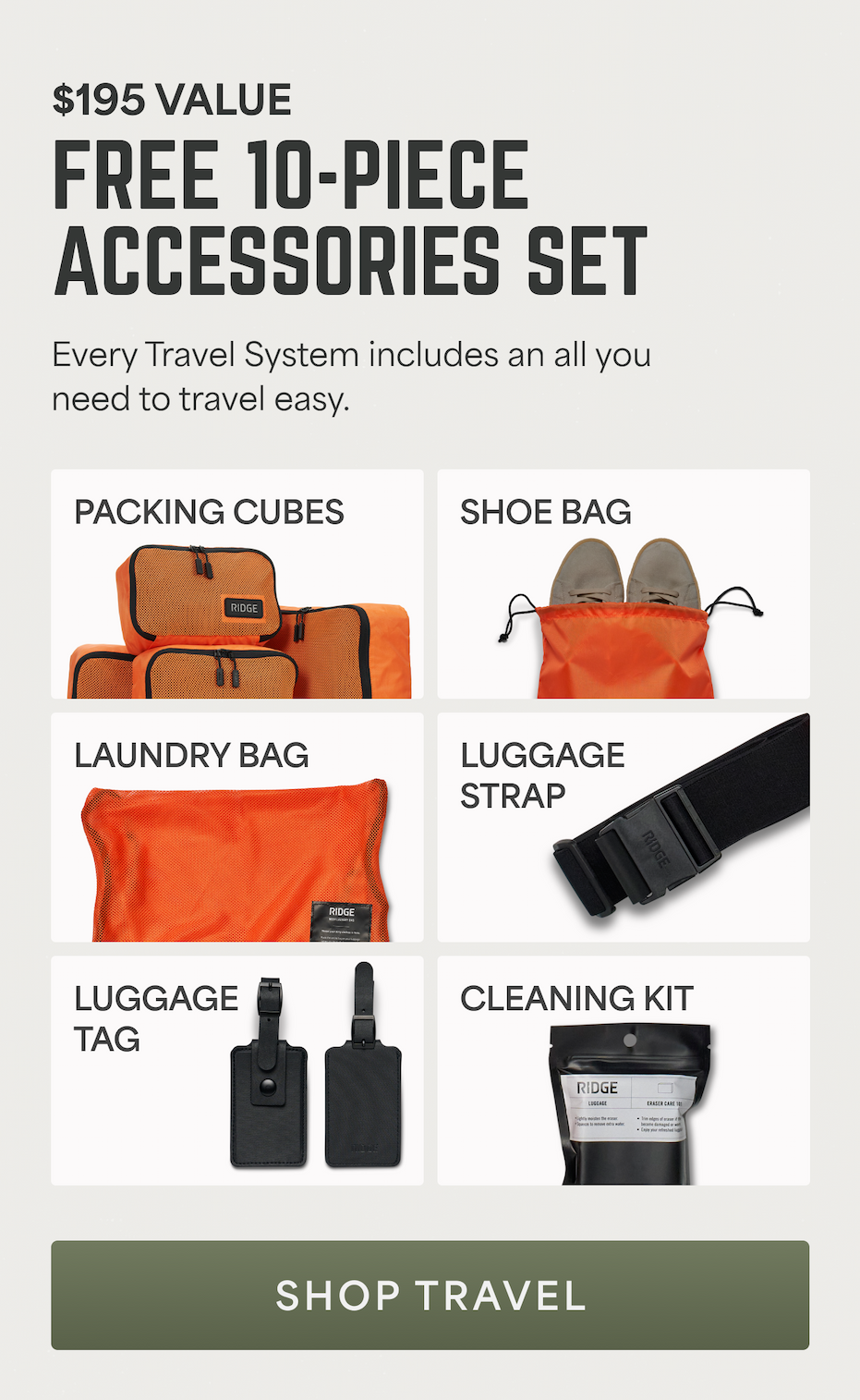 FREE 10-Piece Accessories Set