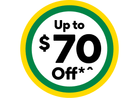 $70 Off*^
