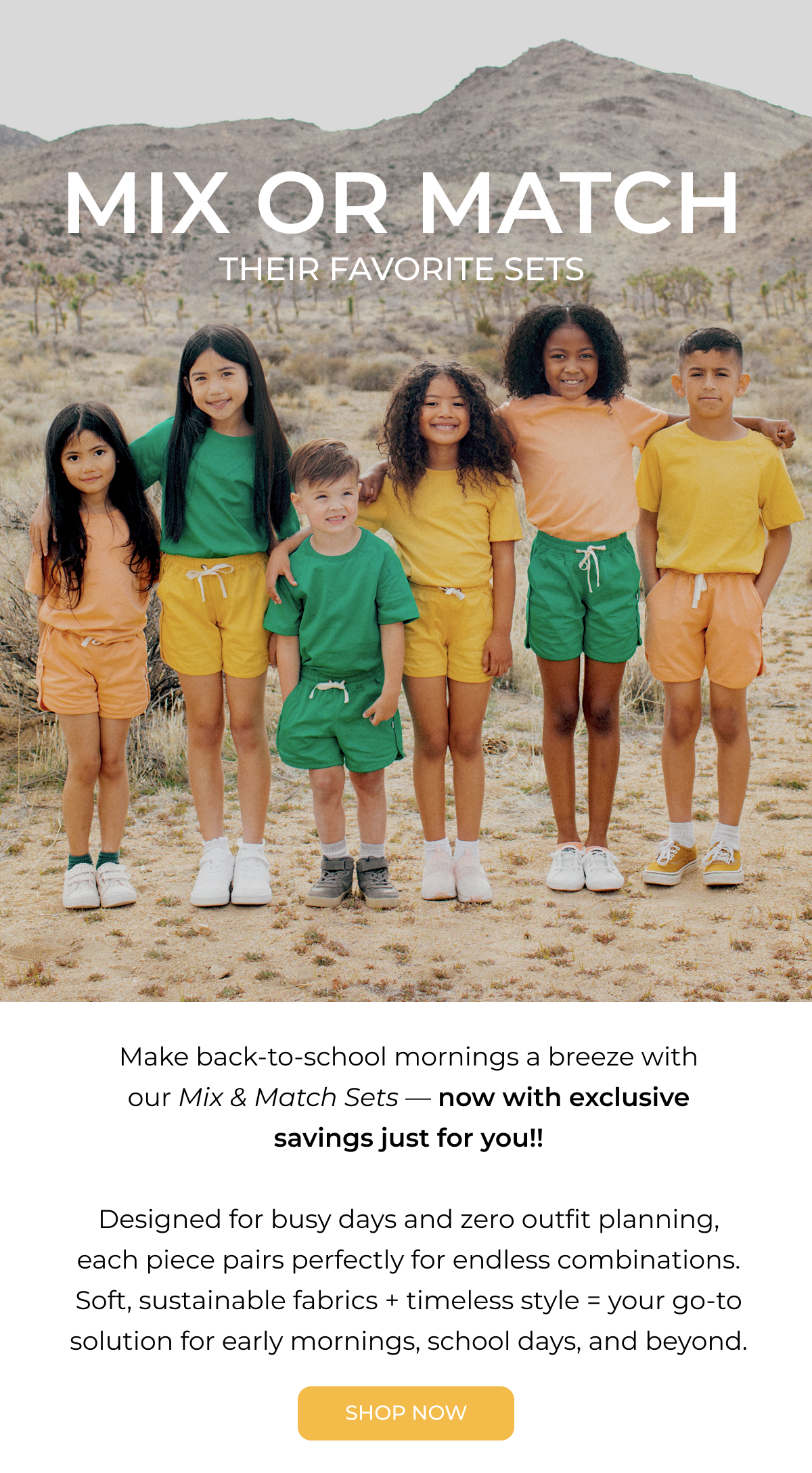 Mix and Match Sets