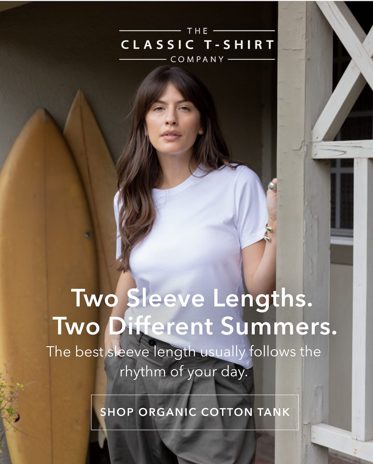 Two Sleeve Lengths.  Two Different Summers.