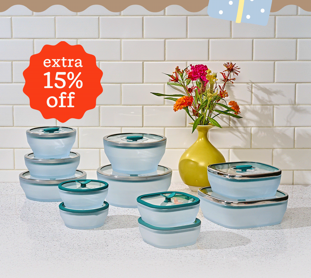 Extra 15% off sets