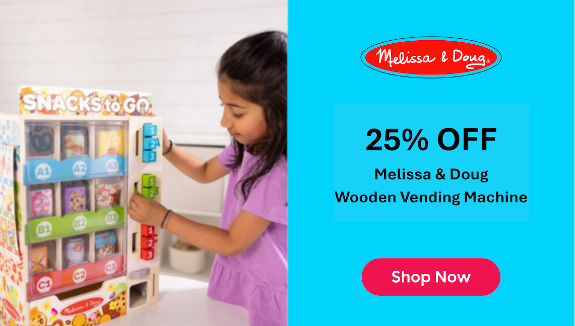 25% OFF Melissa & Doug Wooden Vending Machine