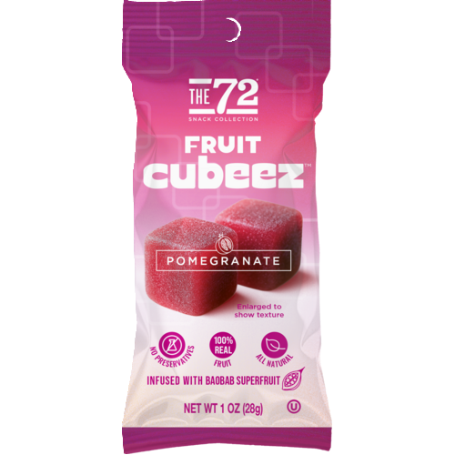 72 Snack Collection Pomegranate Fruit Cubeez