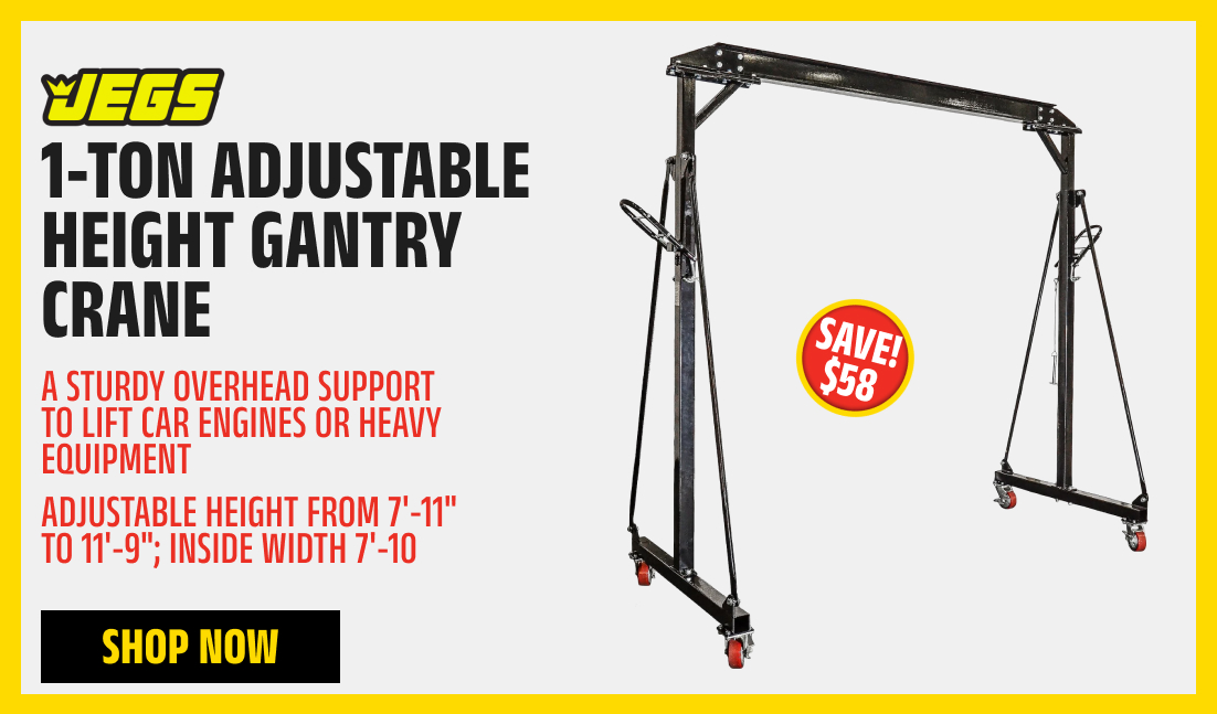 1-Ton Adjustable Height Gantry Crane