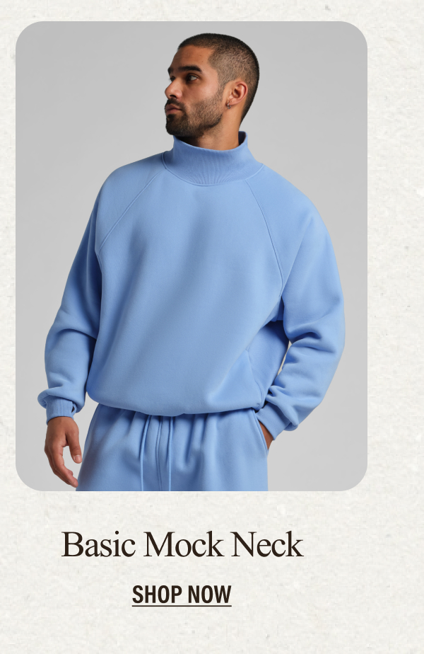 NEW STYLES | Shop Basic Mock Neck