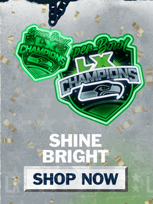 Shop Officially Licensed Seattle Seahawks Champ LED Neon Chains & Signs!