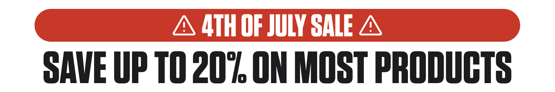 4TH OF JULY SALE