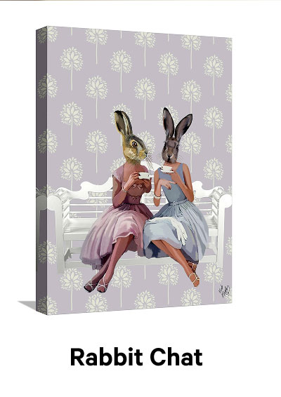 Rabbit Chat by Fab Funky