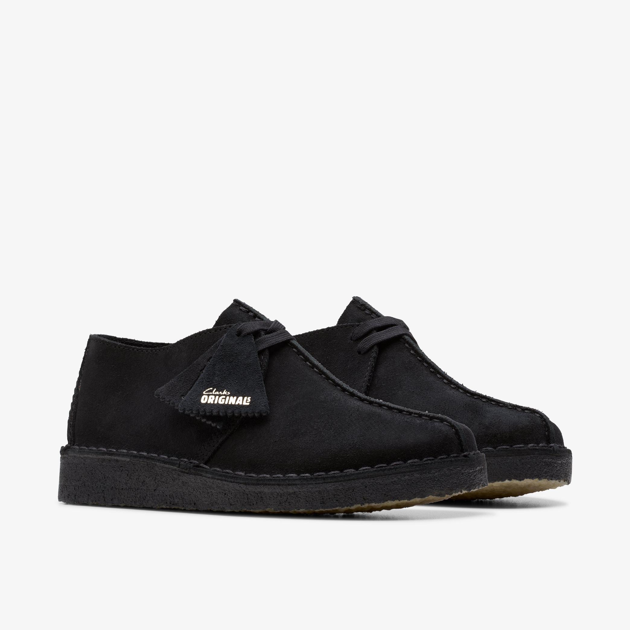 Shop Desert Trek Black Suede