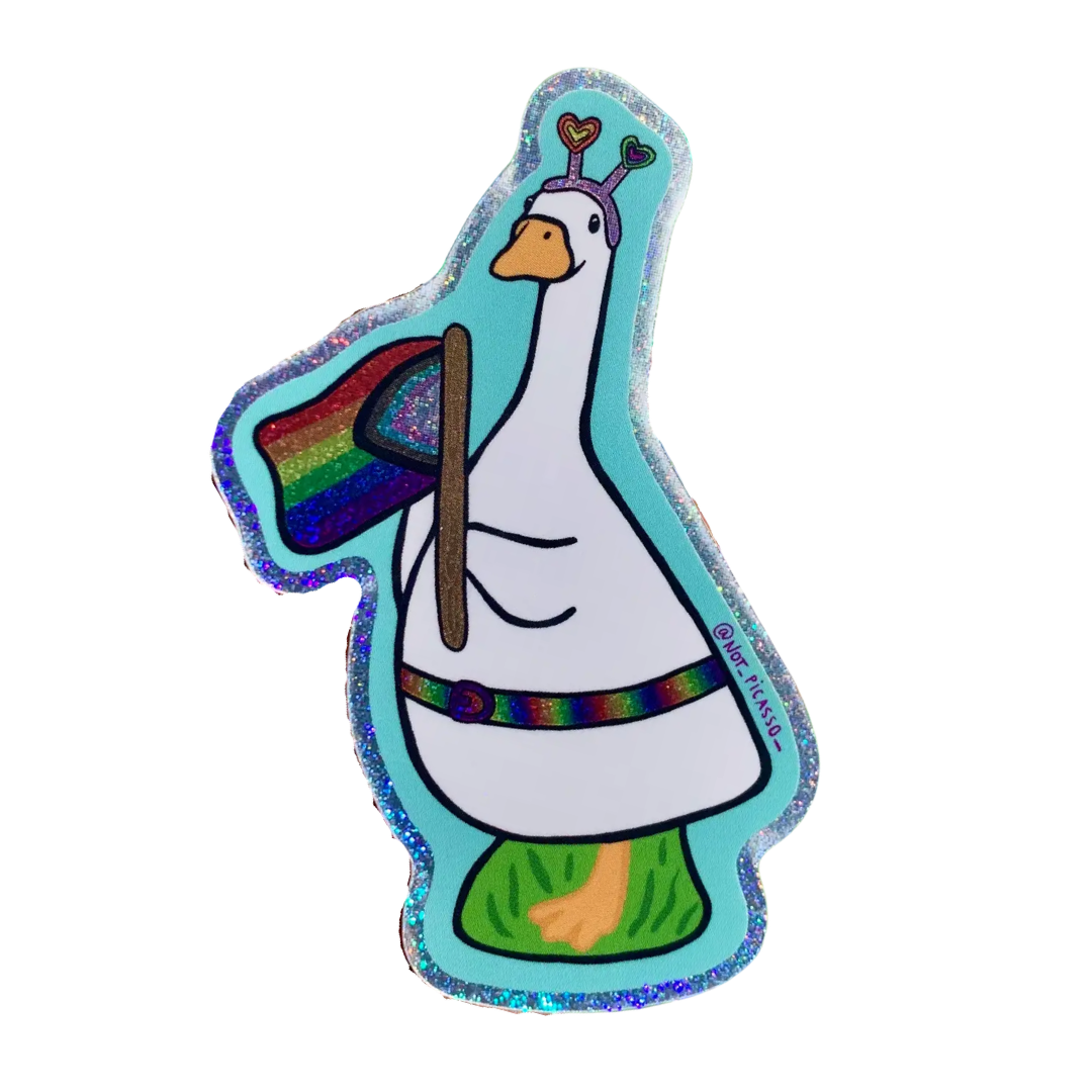 Image of Pride Goose Sticker