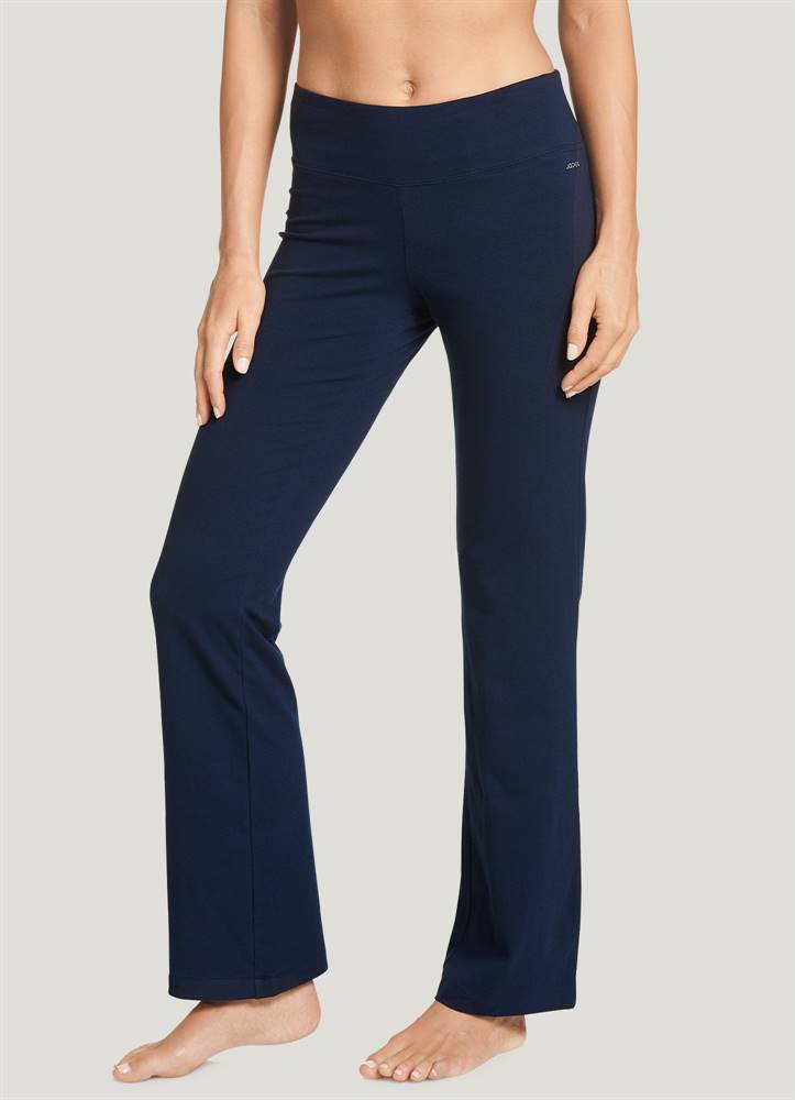 Cotton Stretch Slim Bootleg Pant