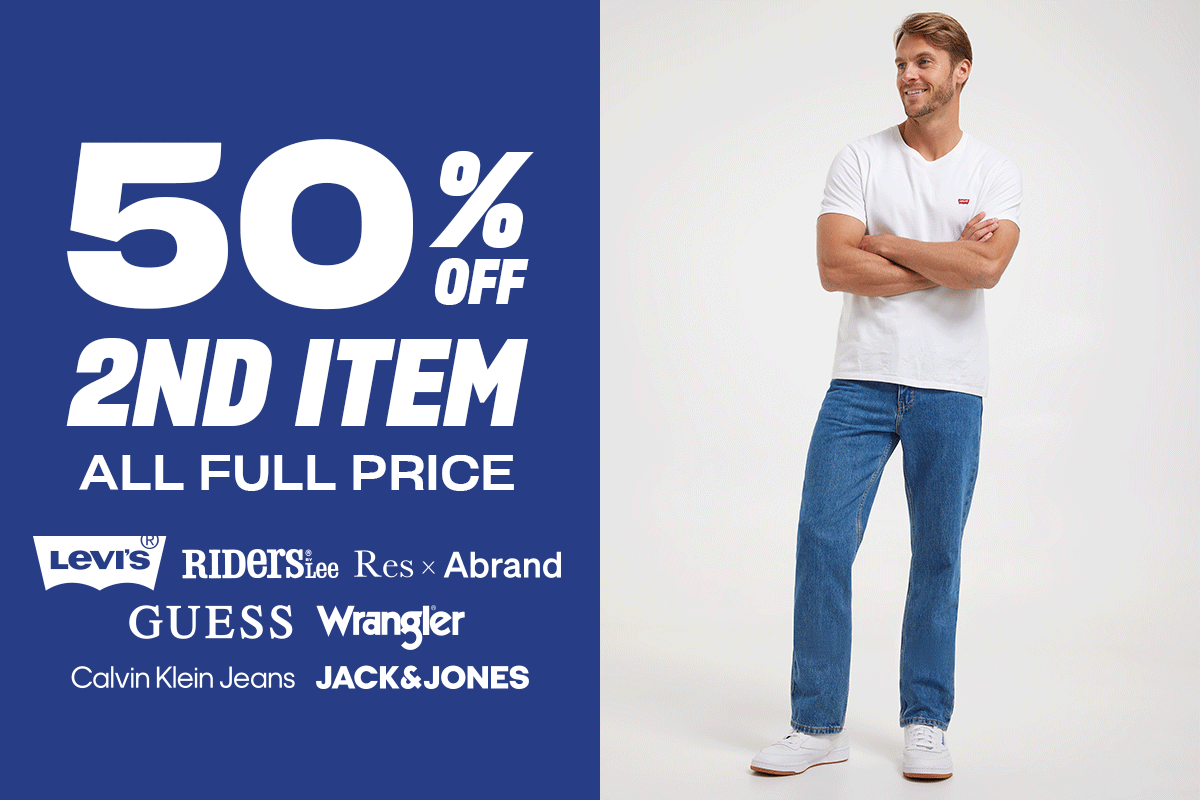 50% off 2nd item. All full price
