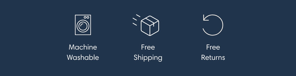 Machine Washable I Free Shipping I Satisfaction Guarantee
