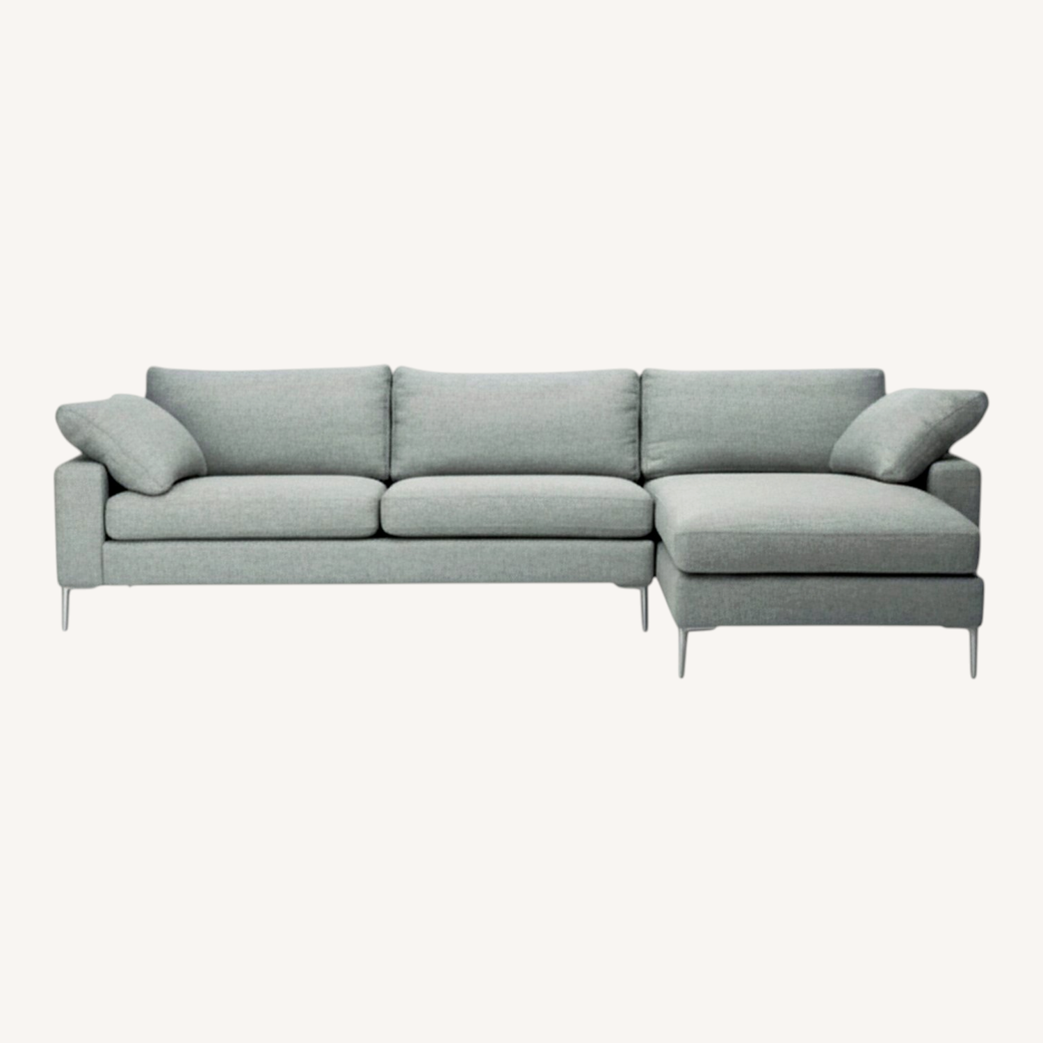 Image of Article Nova Sectional Winter Gray