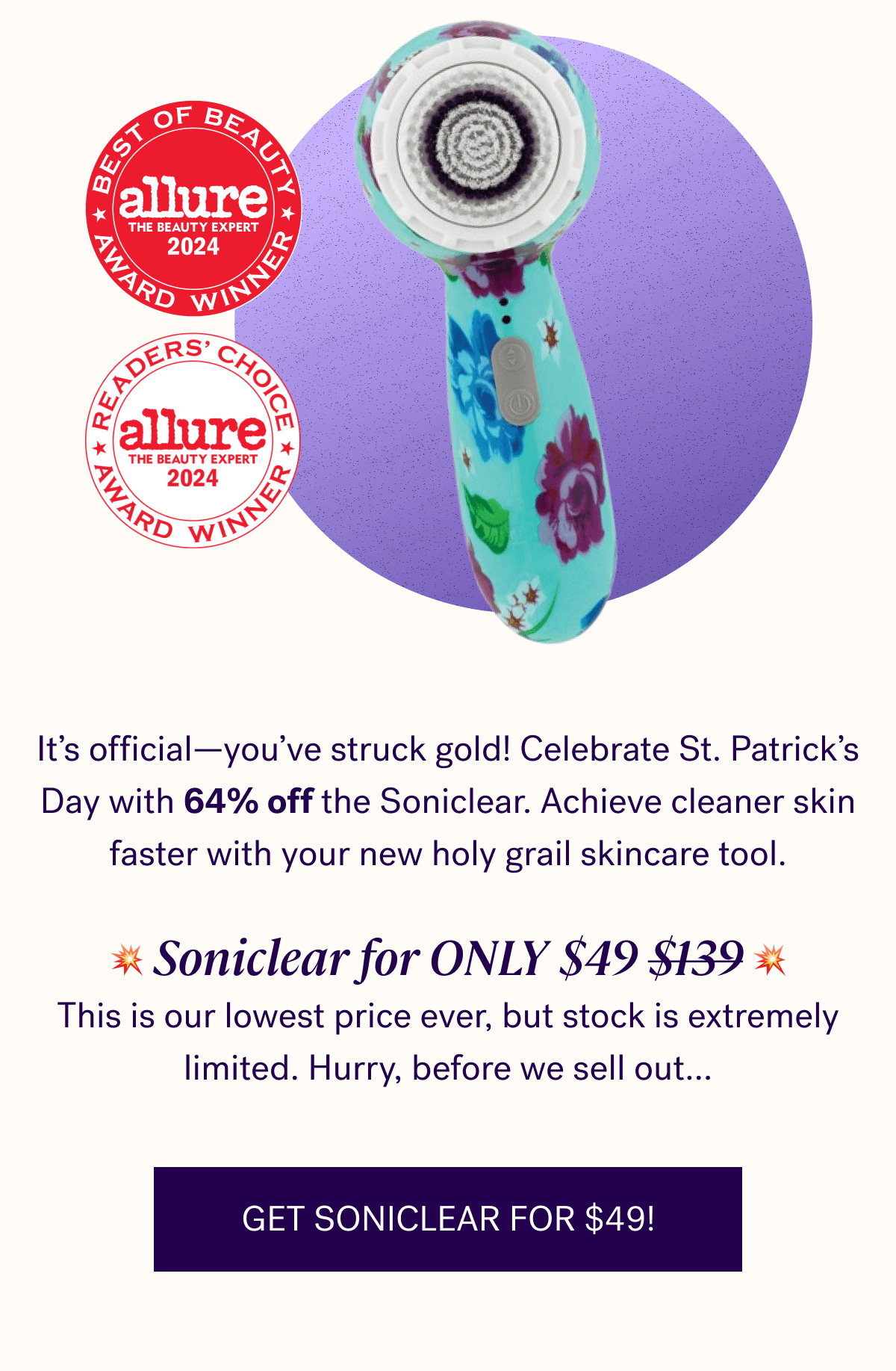 Shop Soniclear - $49 Only!