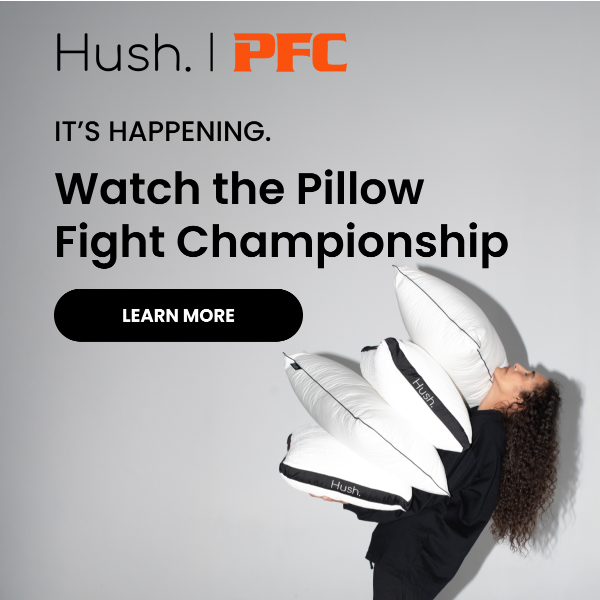 It's Happening. Watch the Pillow Fight Championship