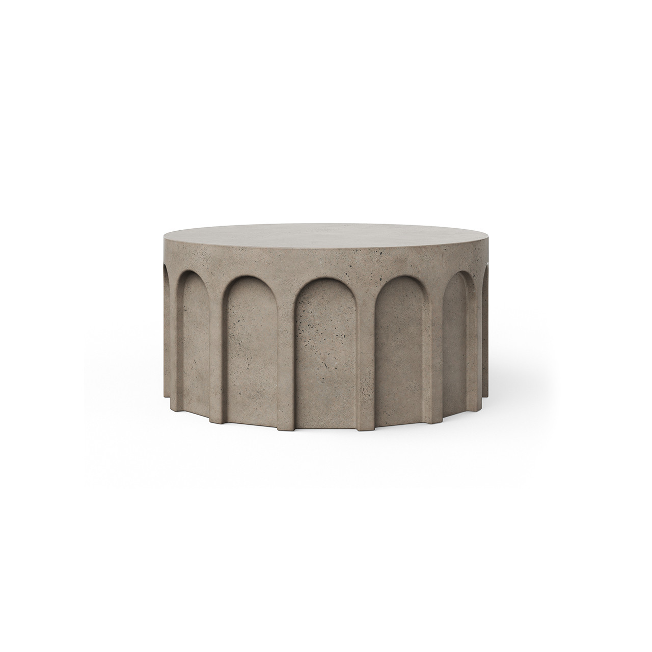 Image of Metropolis Modern Indoor/Outdoor Round Concrete Coffee Table