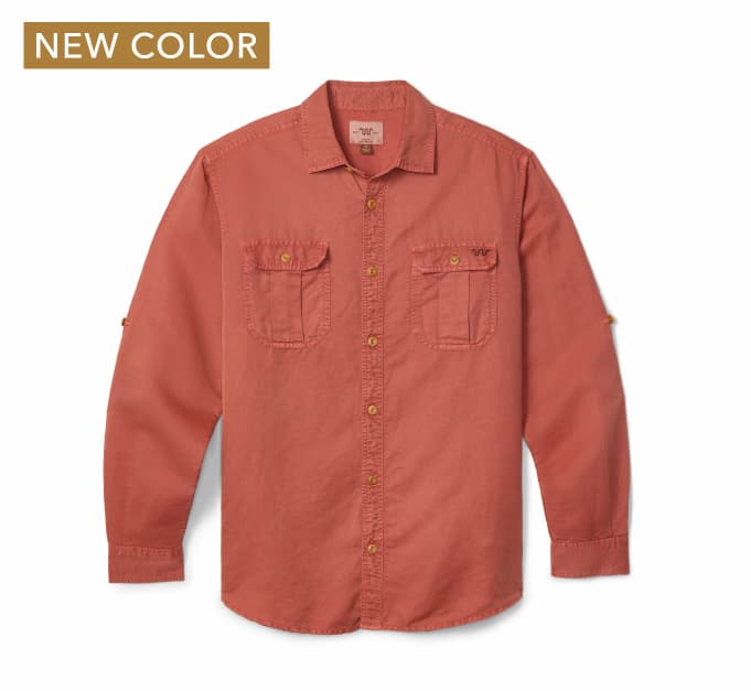 Men's Linen Utility Shirt