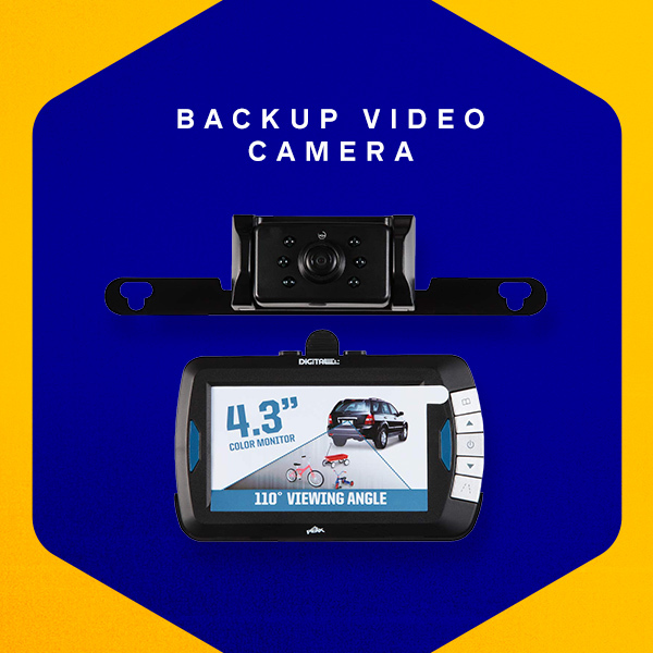 Back-Up Video Camera System - The PEAK 4.3" Wireless Back-Up Syster Makes Backing Up Safer And Easier. The Wireless, Water-Resistant Camera And 4.3" LCD Color Monitor Install Quickly And Easily.