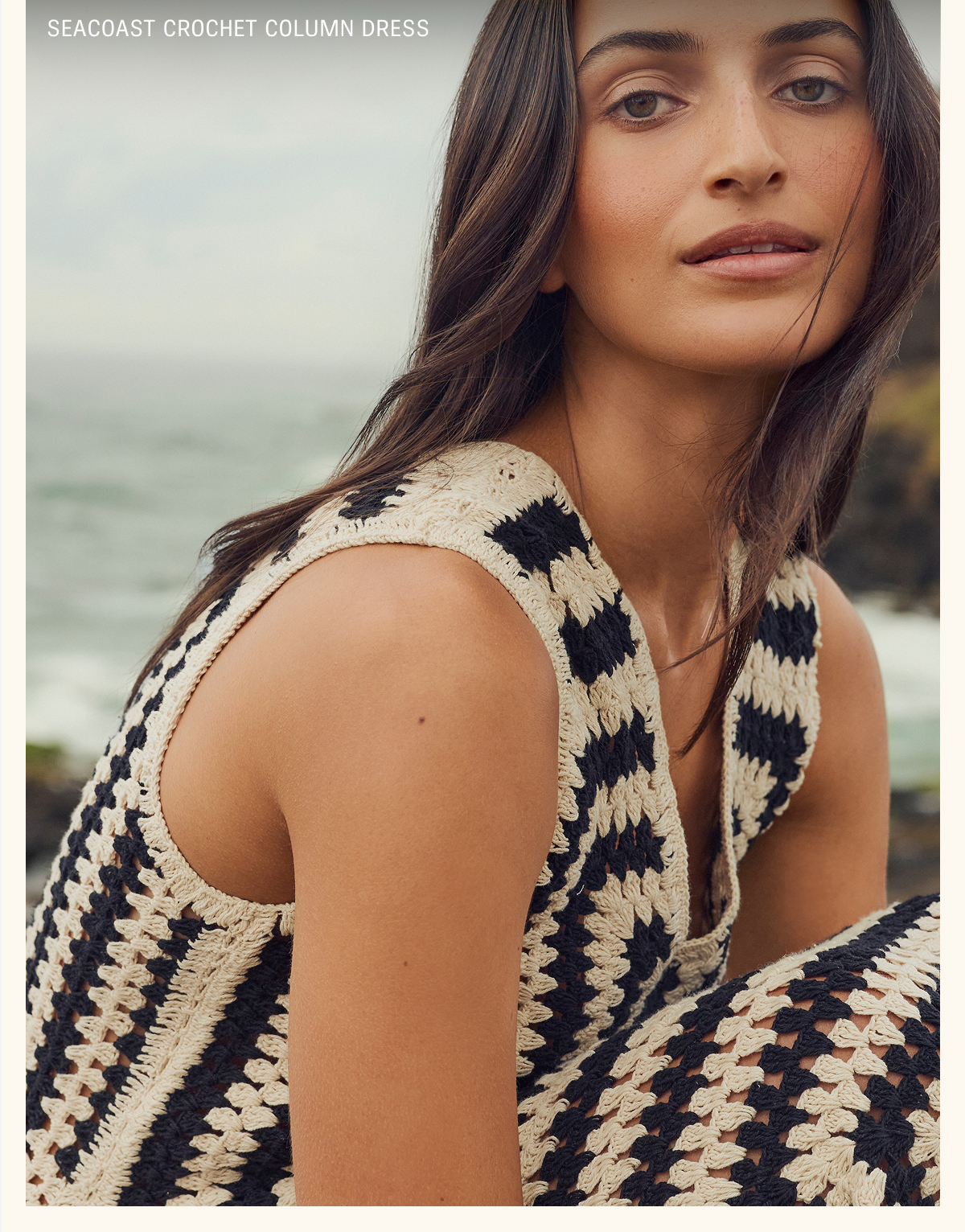 Seacoast Crochet Column Dress