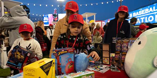Angels Host 19th Annual Kids Holiday Party