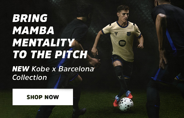 Bring Mamba Mentality to the Pitch  NEW Kobe x Barcelona Collection