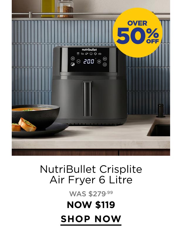 NutriBullet Crisplite Air Fryer 6 Litre 