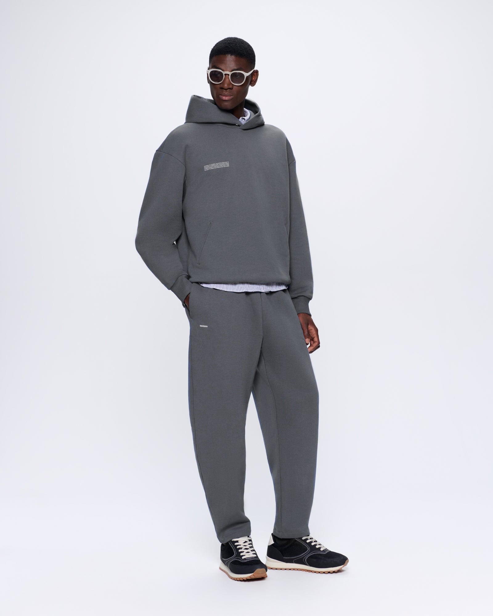 Image of Mens DNA Barrel-Leg Track Pants—atmosphere grey
