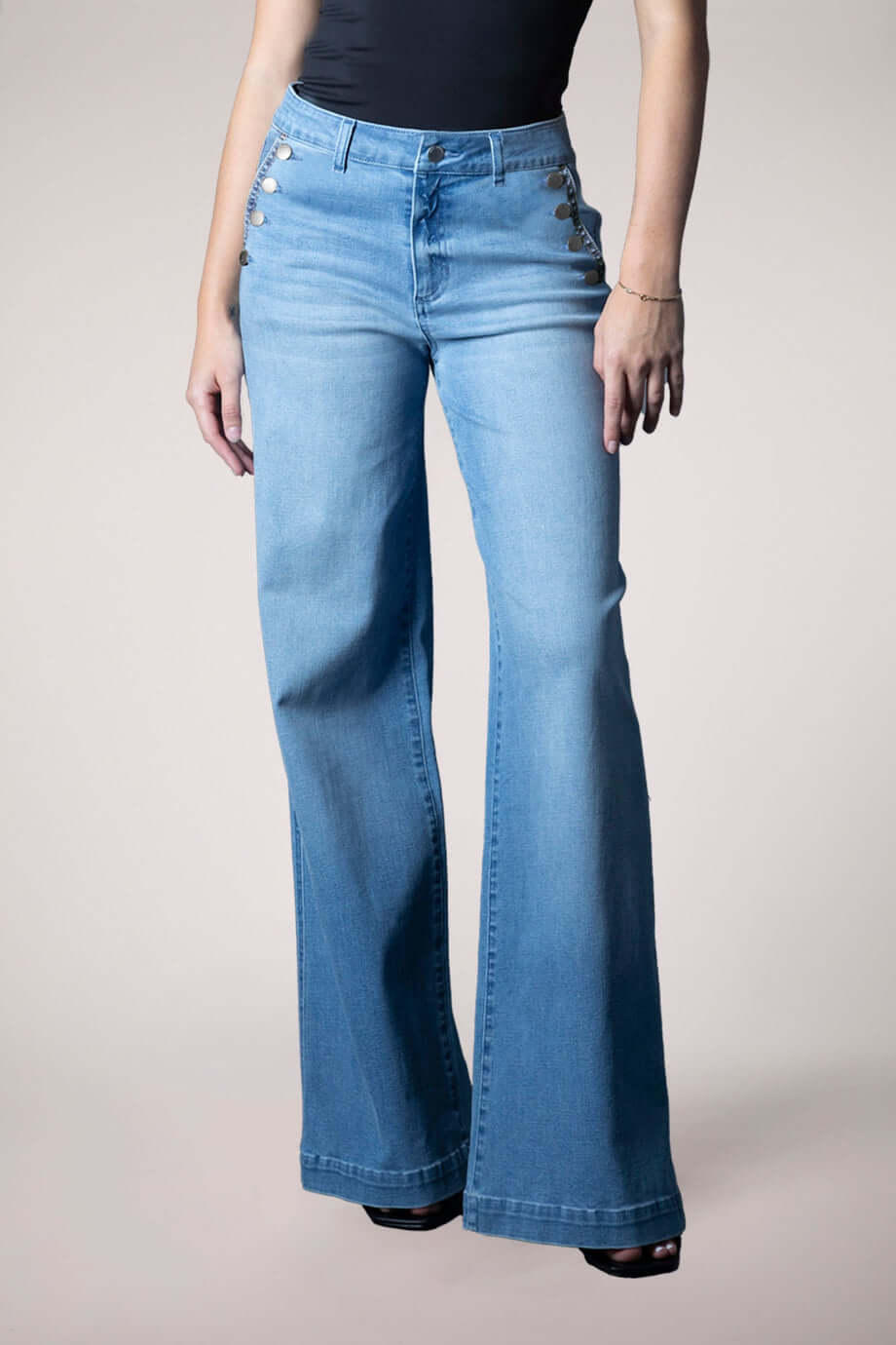 Selena Recycled Wide Leg Trouser - Athens