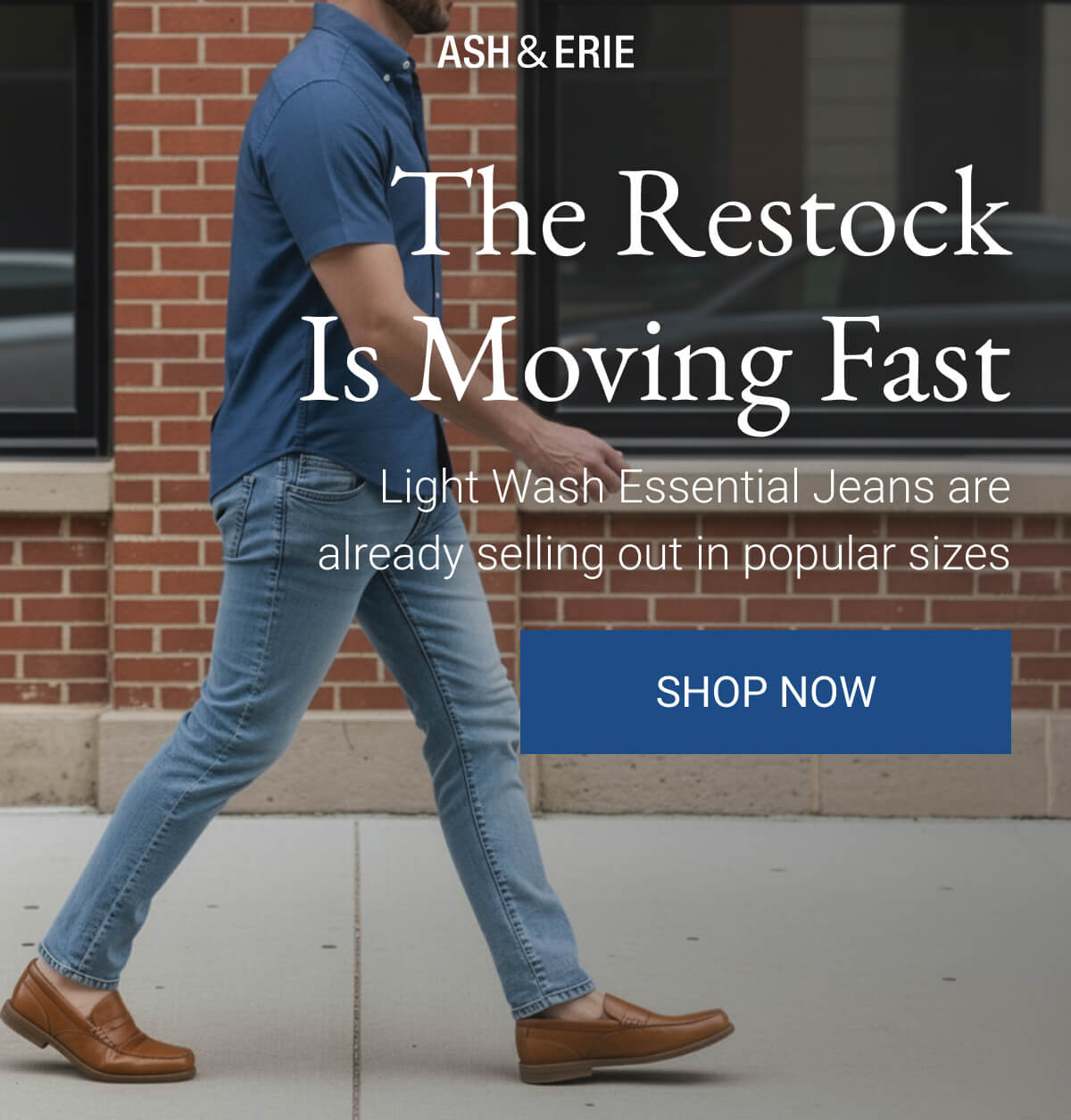 The Restock Is Moving Fast! Light Wash Essential Jeans Are Already Selling Out.