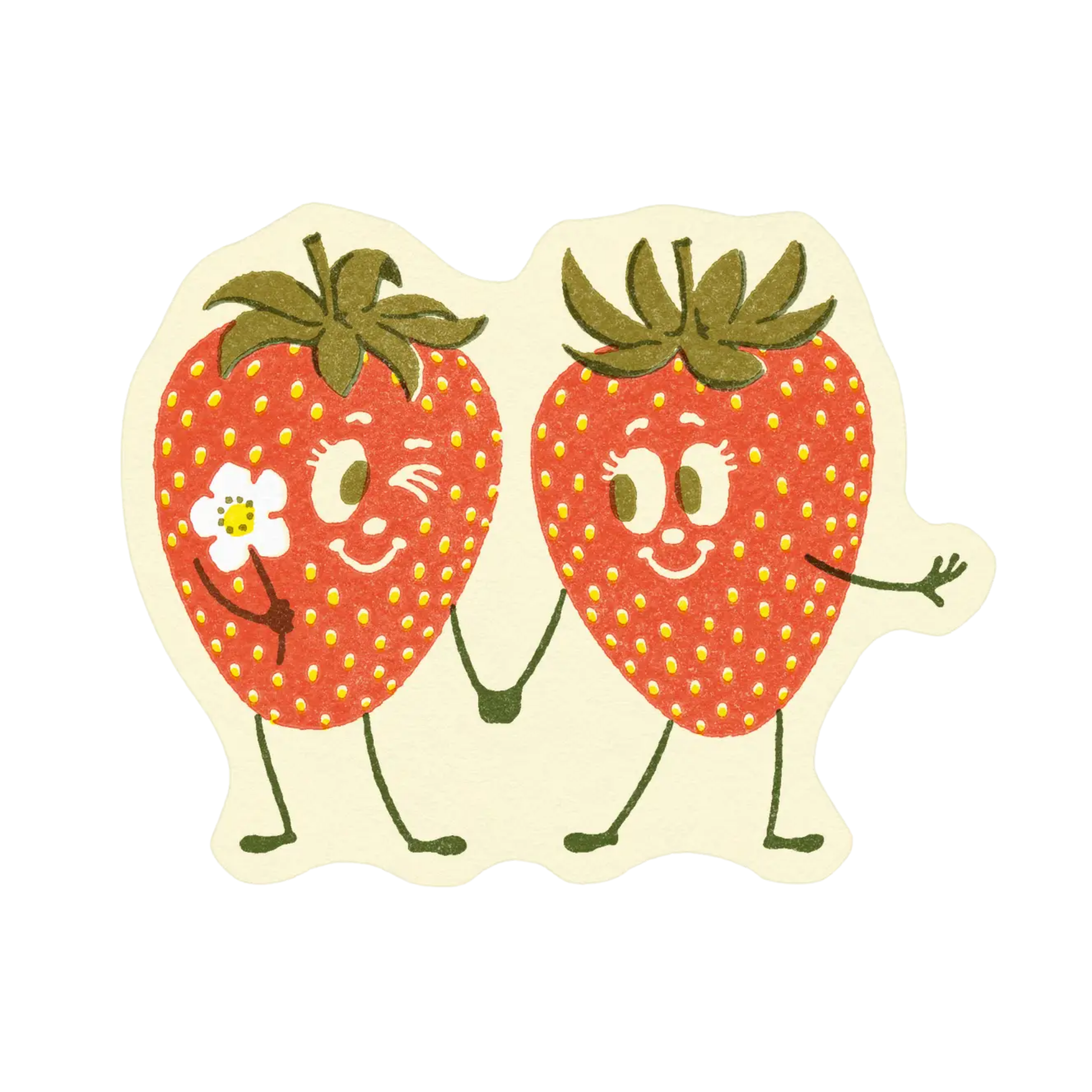 Image of Strawberry Friends Sticker