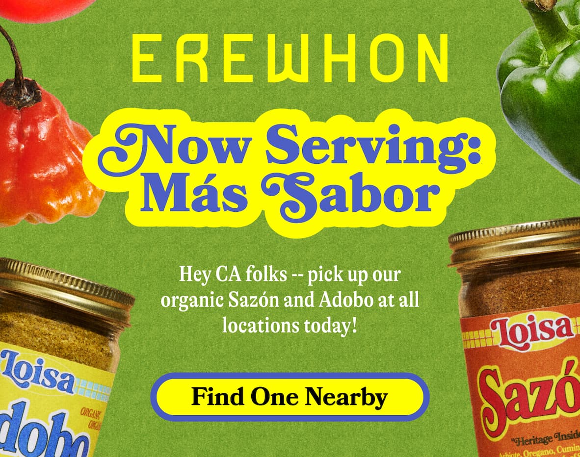 EREWHON Now Serving: Más Sabor  Hey CA folks -- pick up our organic Sazón and Adobo at all locations today! FIND ONE NEARBY