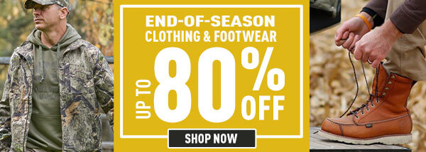 End of Season Clothing and Footwear