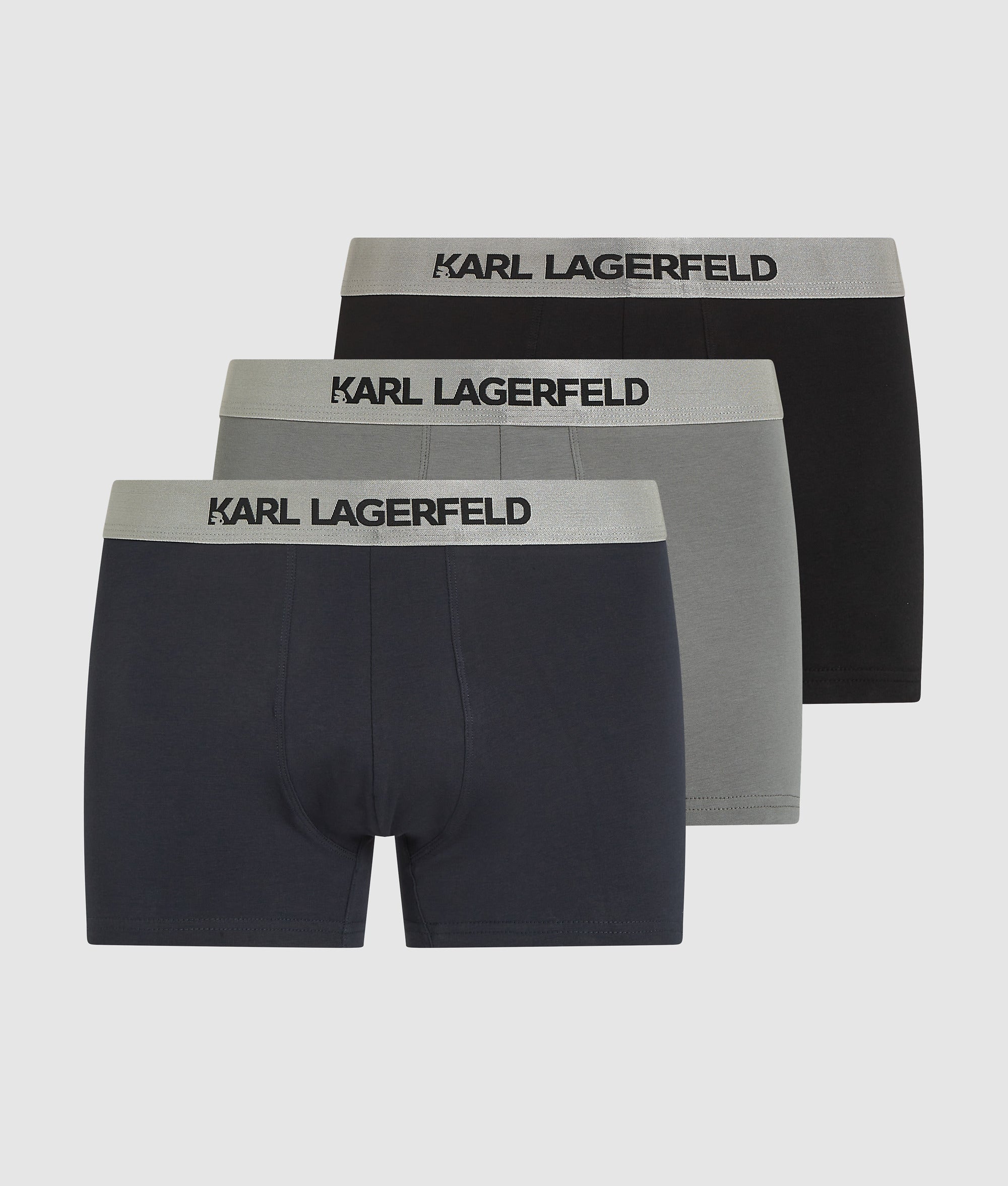Image of Metallic logo trunks – 3-pack
