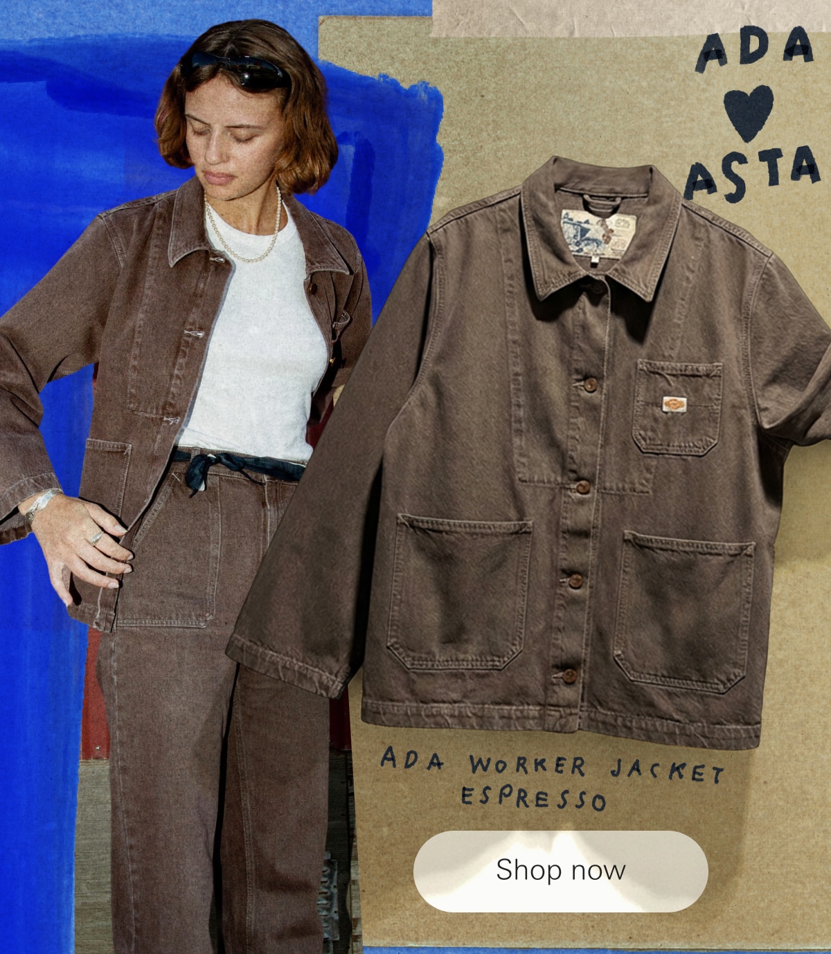Ada Workwear Jacket Espresso