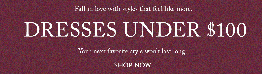 Dresses under $100