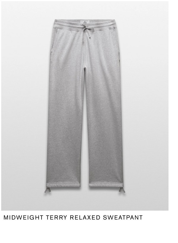Midweight Terry Relaxed Sweatpant