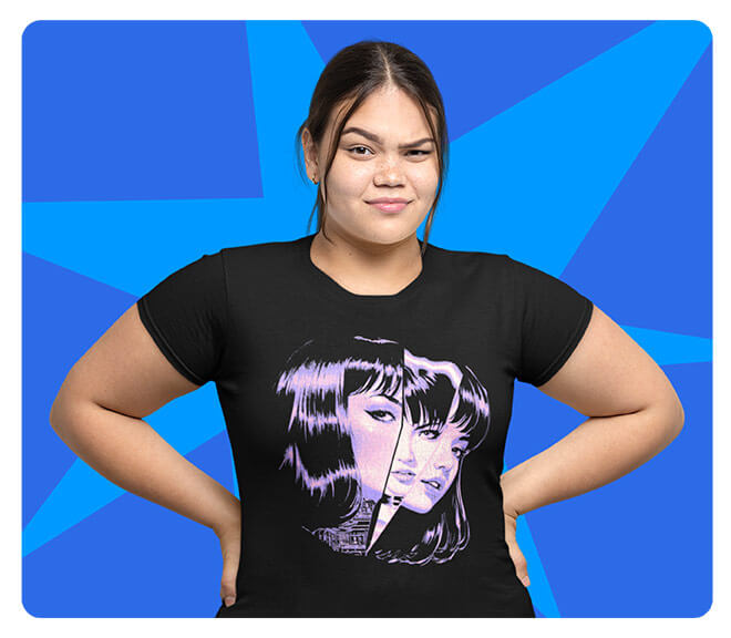 Fitted Tees bring a feminine, form-hugging fit that’s as bold as you are.