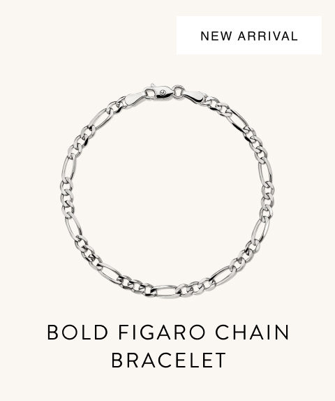 New Arrival. Bold Figaro Chain Bracelet.