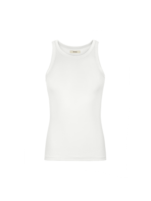 365 Lightweight Rib Tank Top—off-white