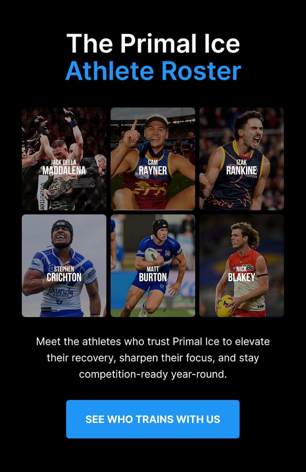 See Who Trains With Us