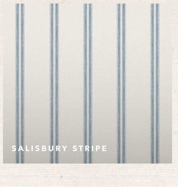 Coastal Stripe Harbor Blue Grasscloth Wallpaper