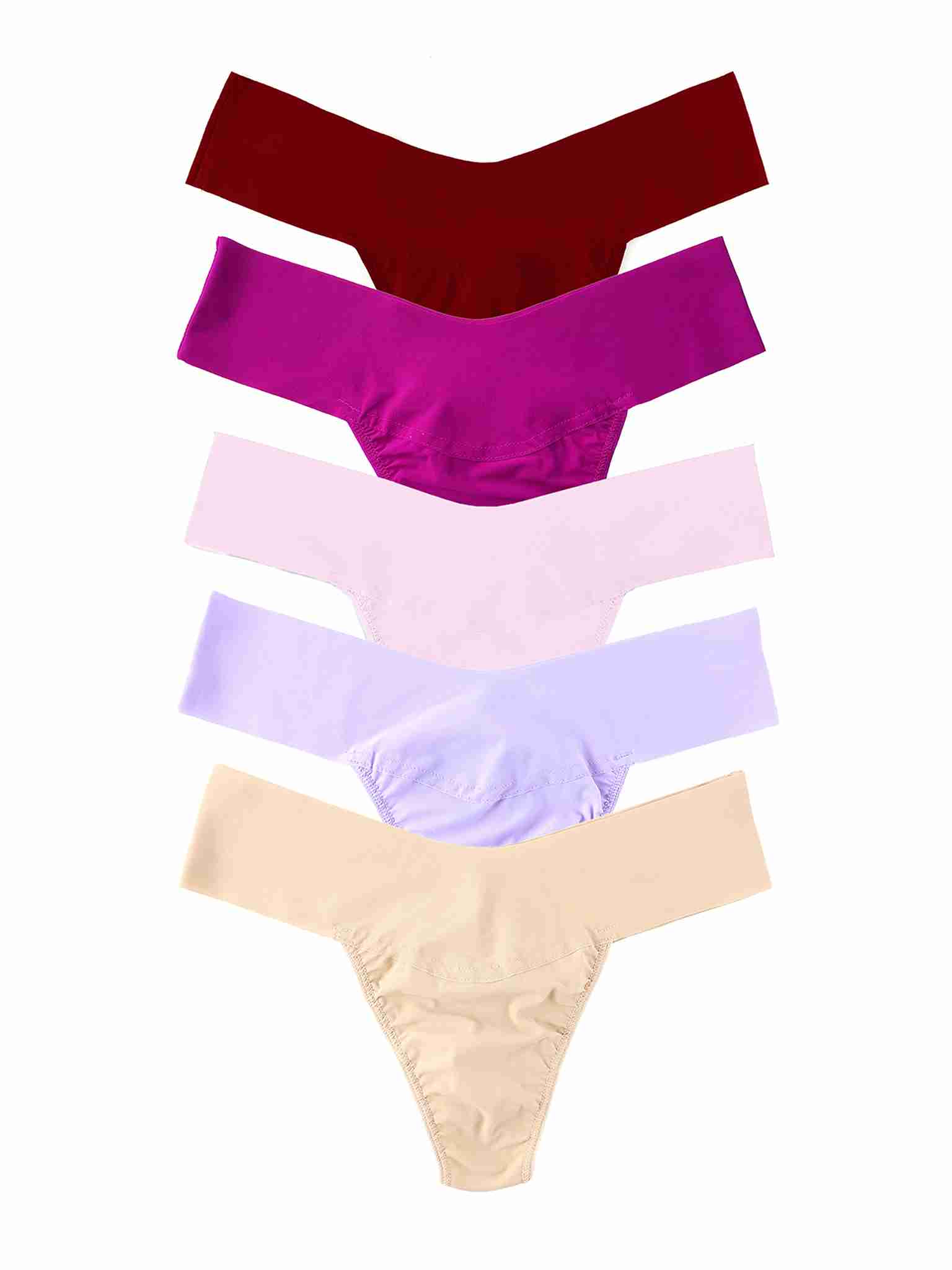 Image of 5 Pack BreatheSoft™ Natural Thong Warm Hues Sale
