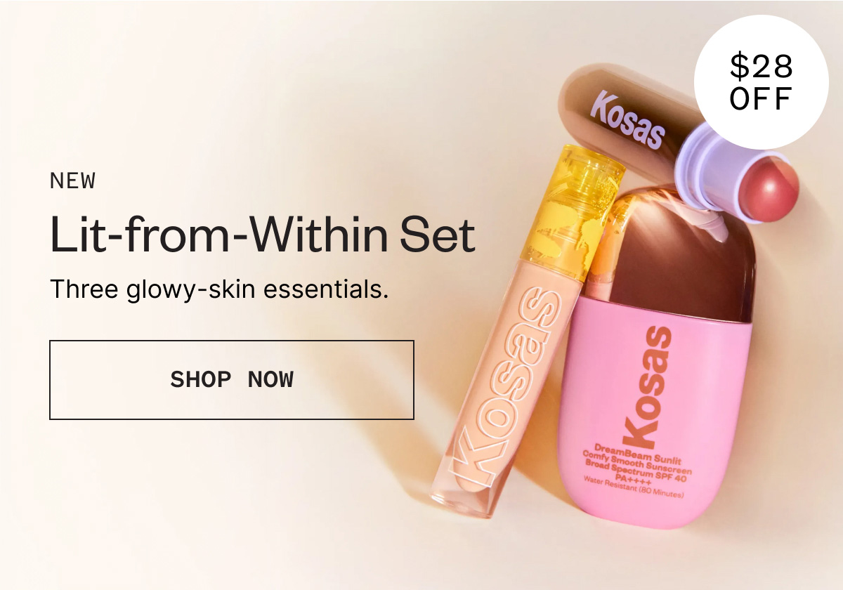 Lit-from-Within Set | Three glowy-skin essentials.