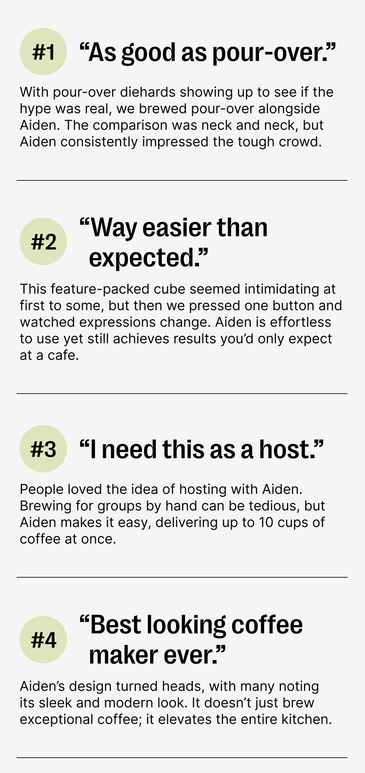Aiden Reviews