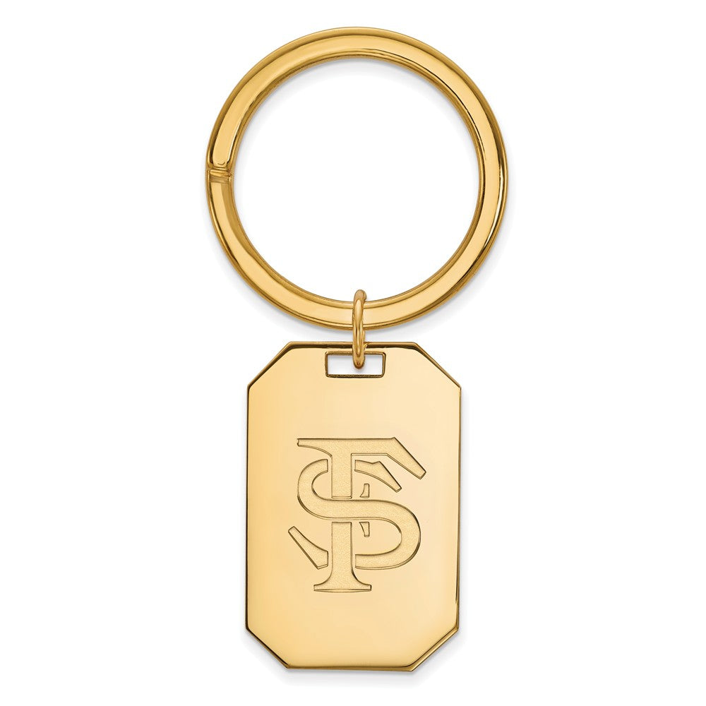 14k Gold Plated Silver Florida State Key Chain