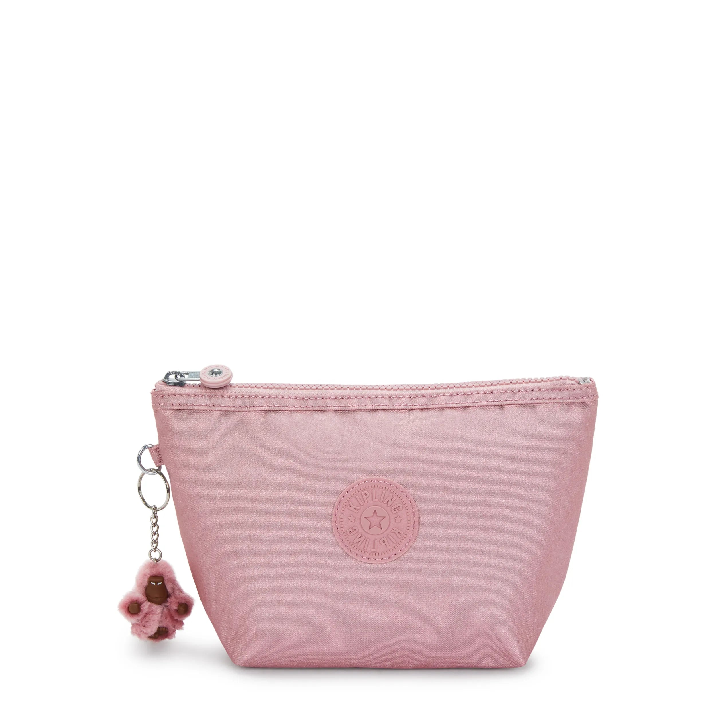 Shawna Large Metallic Pouch-Berry Glow Metallic