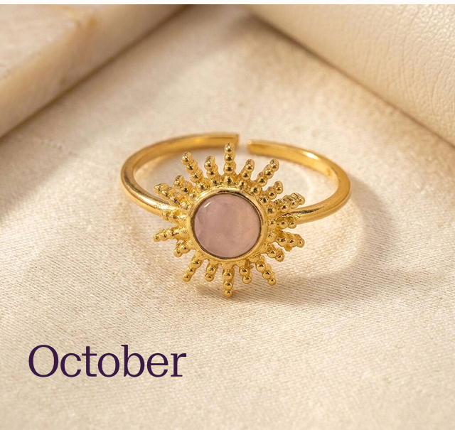 October birthstone jewellery 
