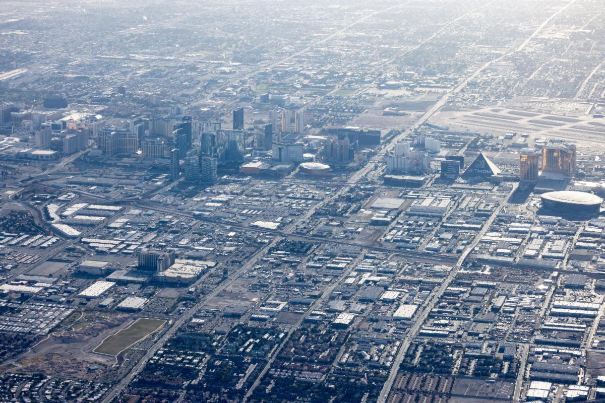 aerial image of city